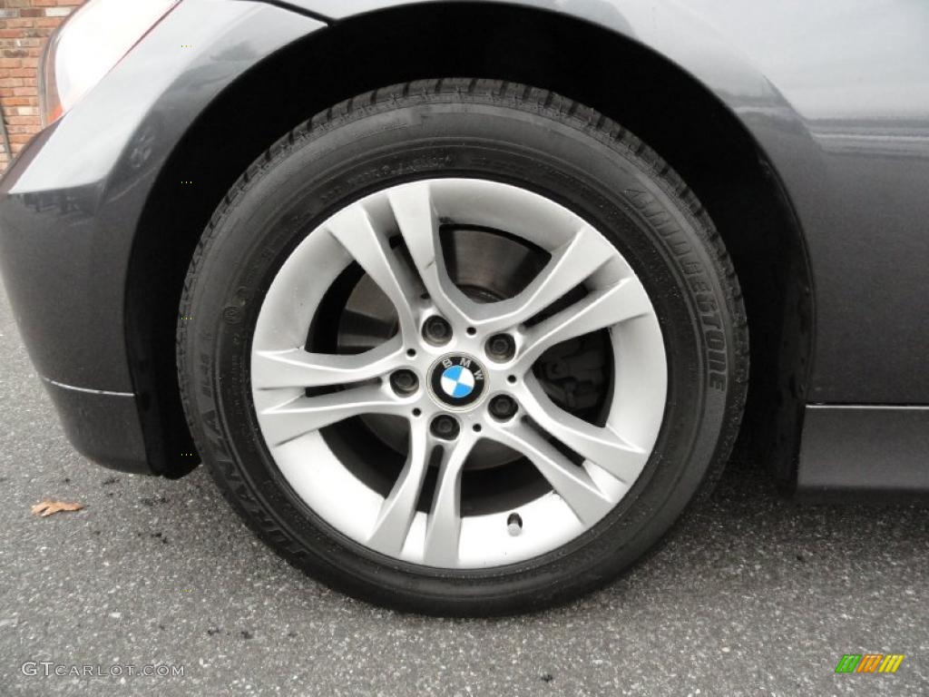 2008 3 Series 328xi Sedan - Sparkling Graphite Metallic / Terra Dakota Leather photo #8