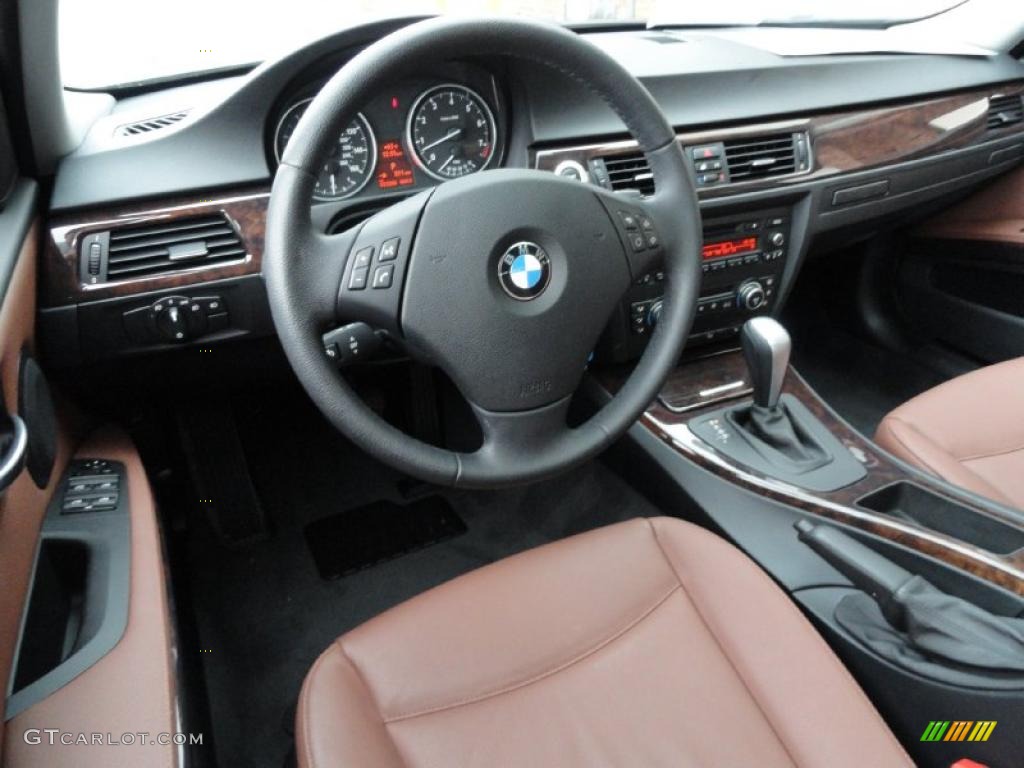 2008 3 Series 328xi Sedan - Sparkling Graphite Metallic / Terra Dakota Leather photo #9