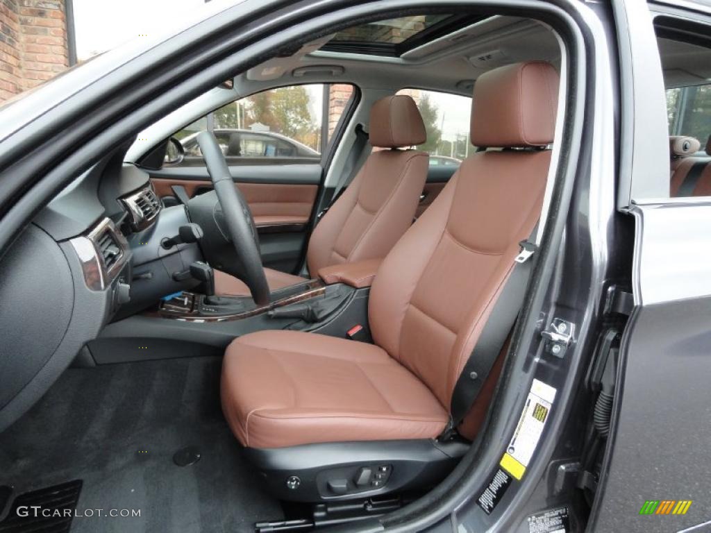 2008 3 Series 328xi Sedan - Sparkling Graphite Metallic / Terra Dakota Leather photo #10