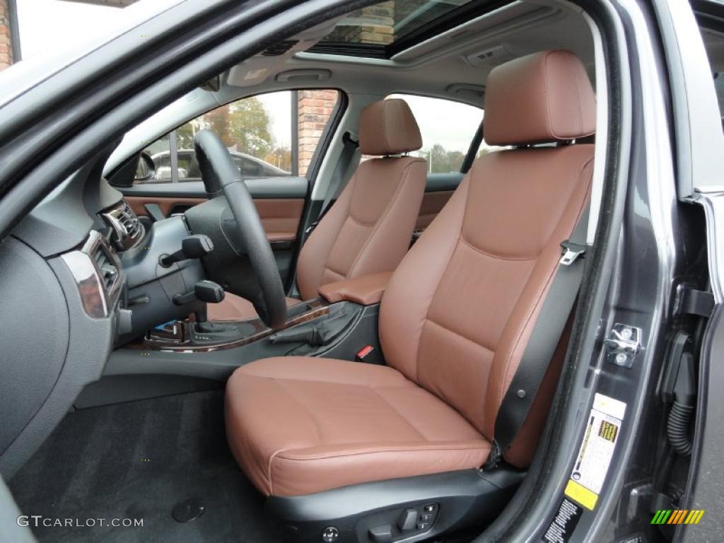 2008 3 Series 328xi Sedan - Sparkling Graphite Metallic / Terra Dakota Leather photo #12