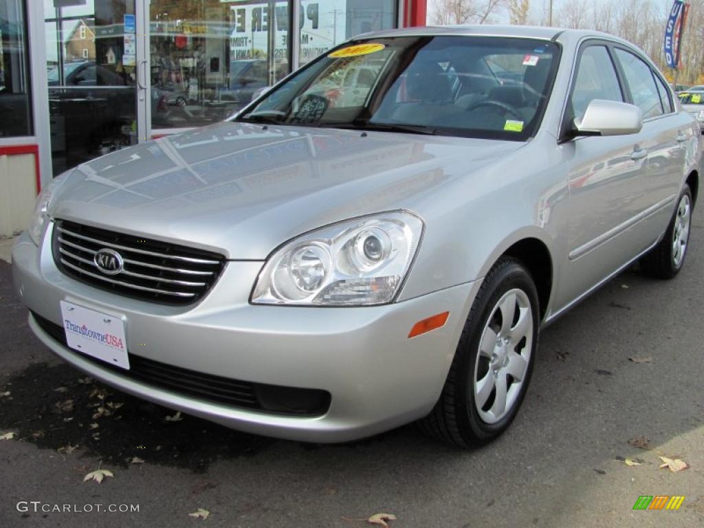 2007 Optima LX - Bright Silver Metallic / Gray photo #1