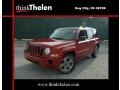 2009 Inferno Red Crystal Pearl Jeep Patriot Sport  photo #1