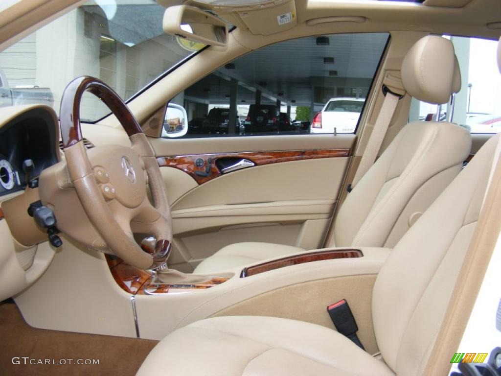 Cashmere Interior 2008 Mercedes-Benz E 350 4Matic Sedan Photo #38786242