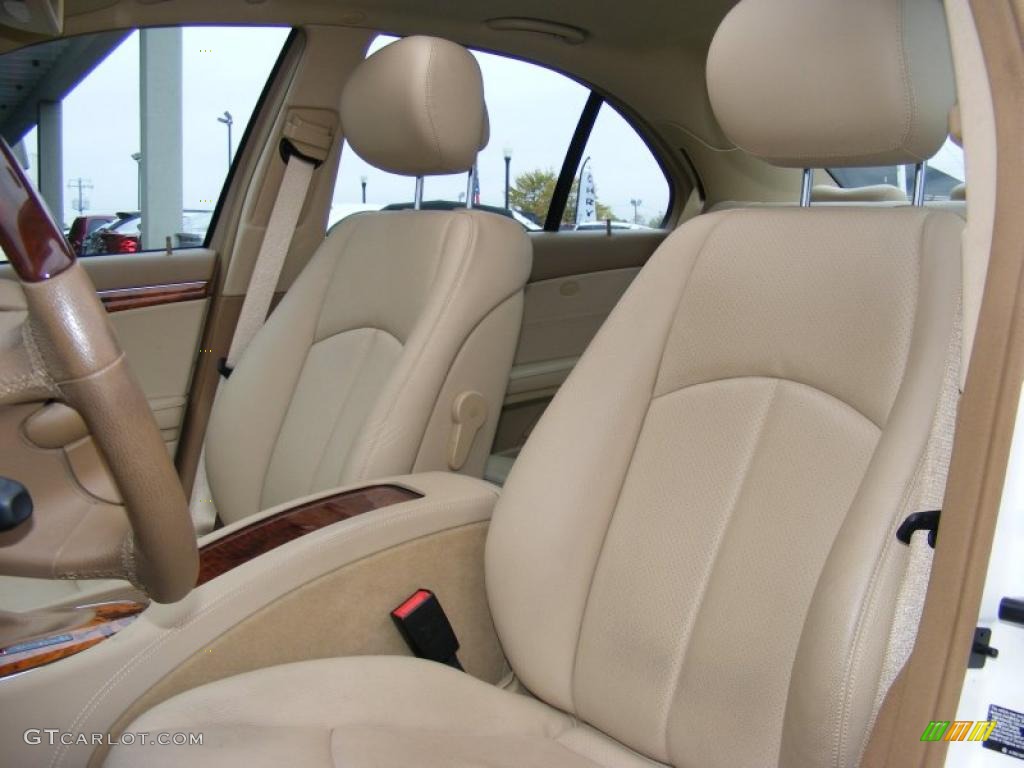 Cashmere Interior 2008 Mercedes-Benz E 350 4Matic Sedan Photo #38786314