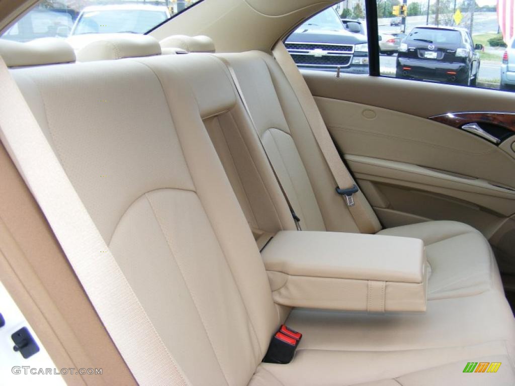 Cashmere Interior 2008 Mercedes-Benz E 350 4Matic Sedan Photo #38786490