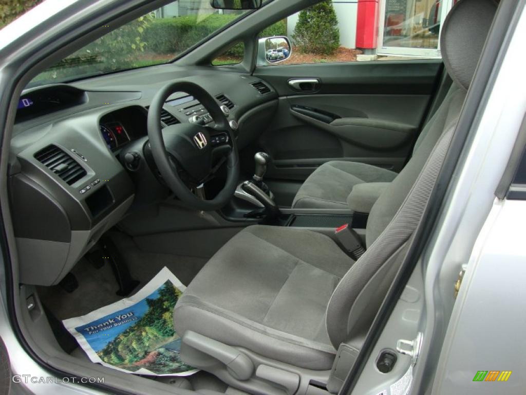 Gray Interior 2006 Honda Civic LX Sedan Photo #38786582