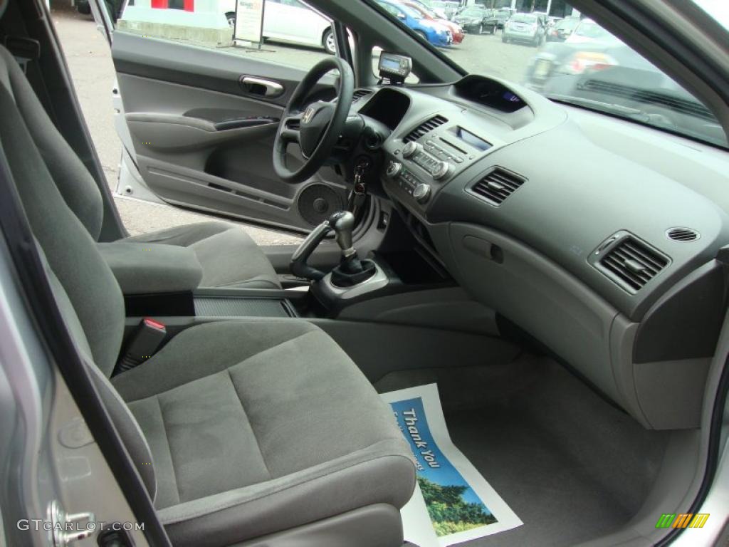 Gray Interior 2006 Honda Civic LX Sedan Photo #38786738