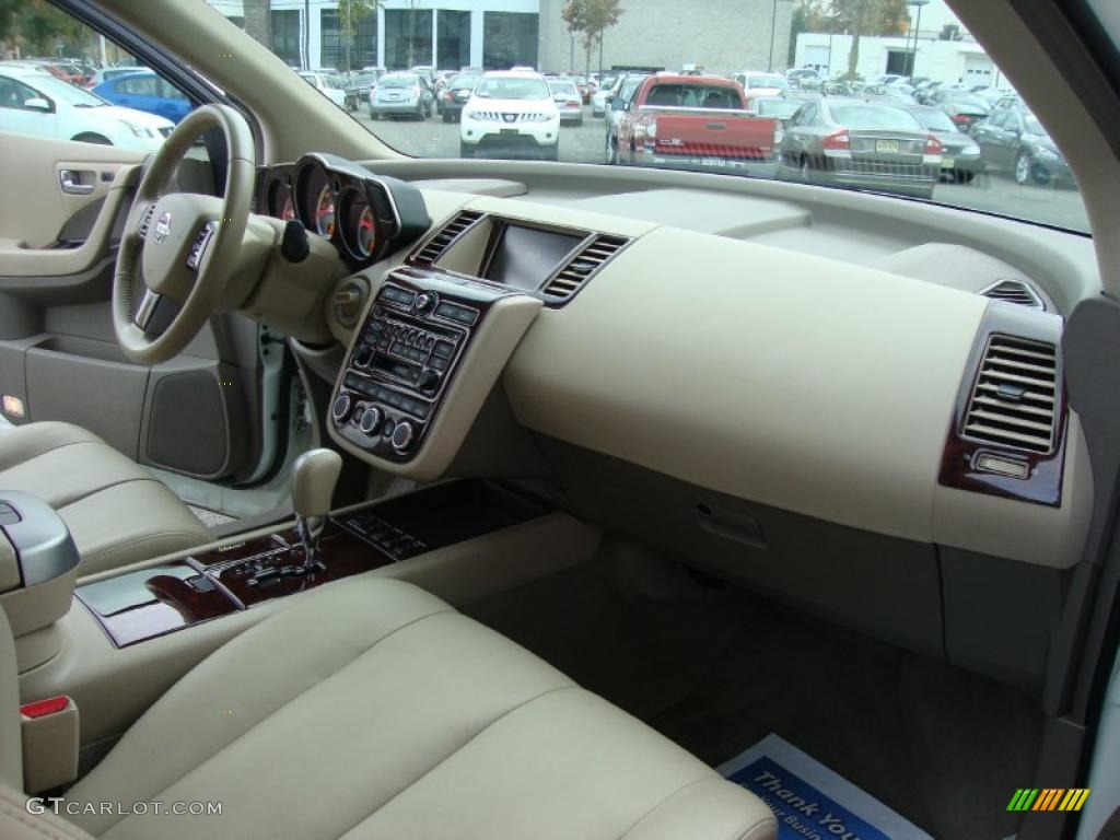 2007 Murano SL AWD - Glacier Pearl White / Cafe Latte photo #39