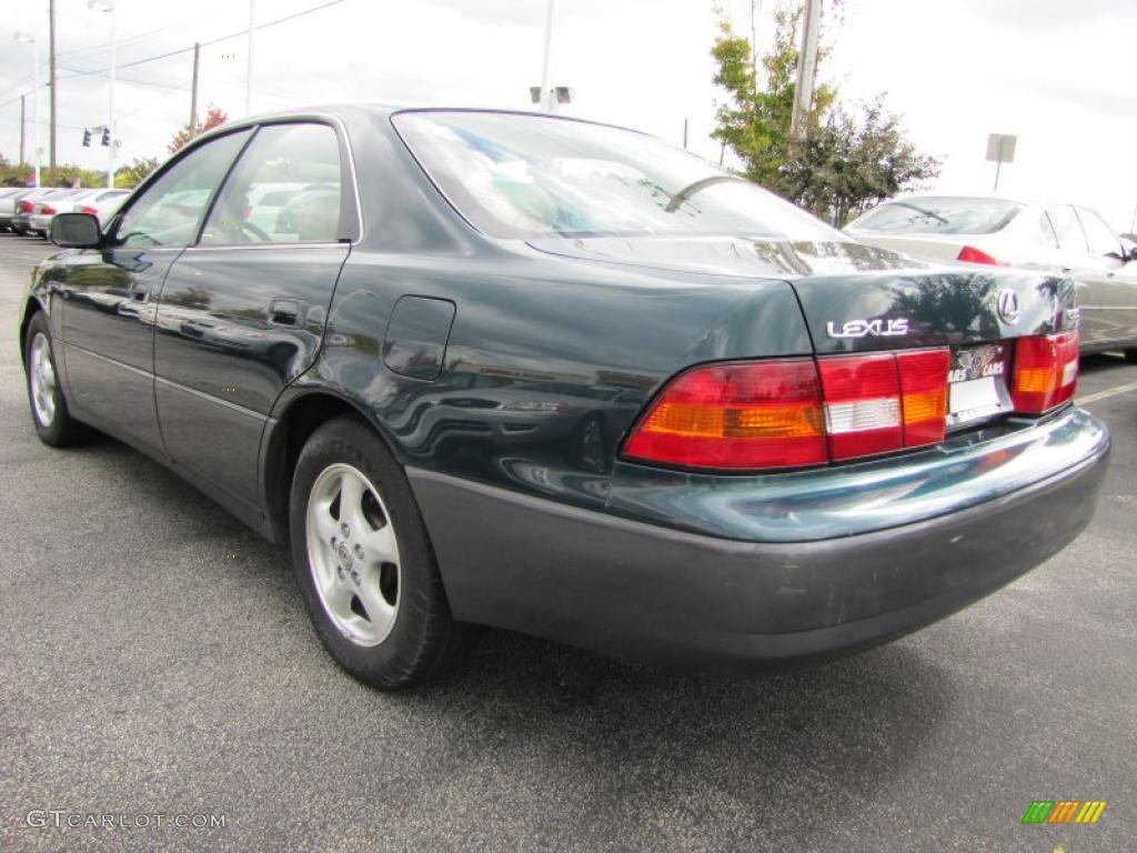 1998 ES 300 - Dark Green Metallic / Beige photo #2
