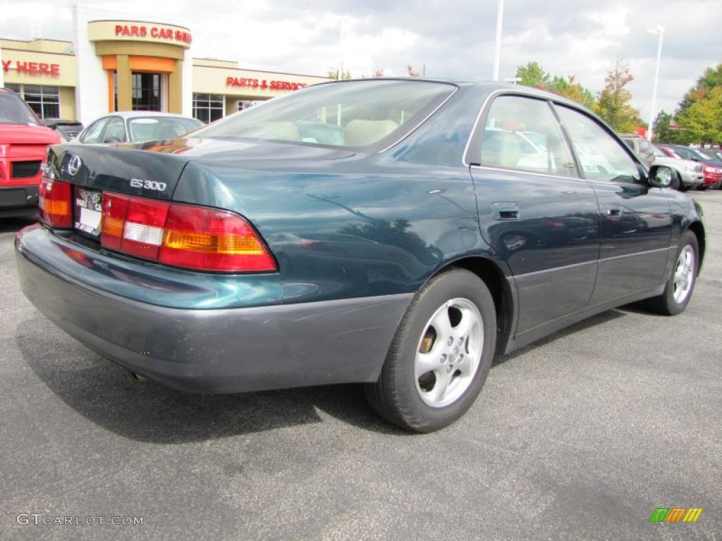 1998 ES 300 - Dark Green Metallic / Beige photo #3