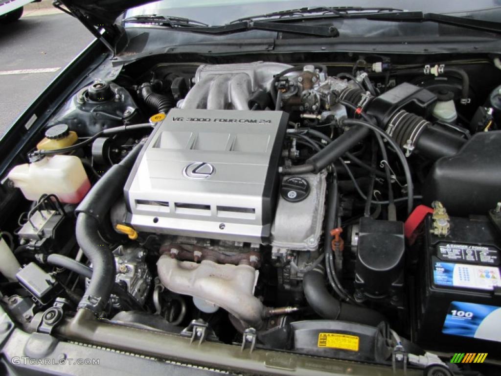 1998 ES 300 - Dark Green Metallic / Beige photo #13