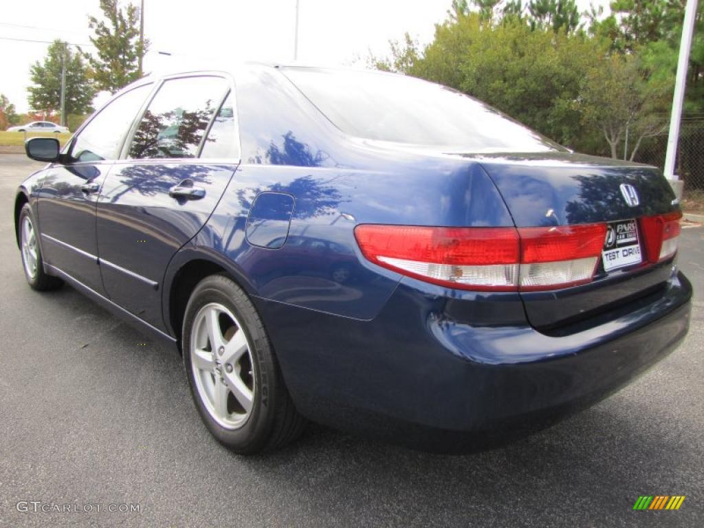 2003 Accord EX Sedan - Eternal Blue Pearl / Black photo #2