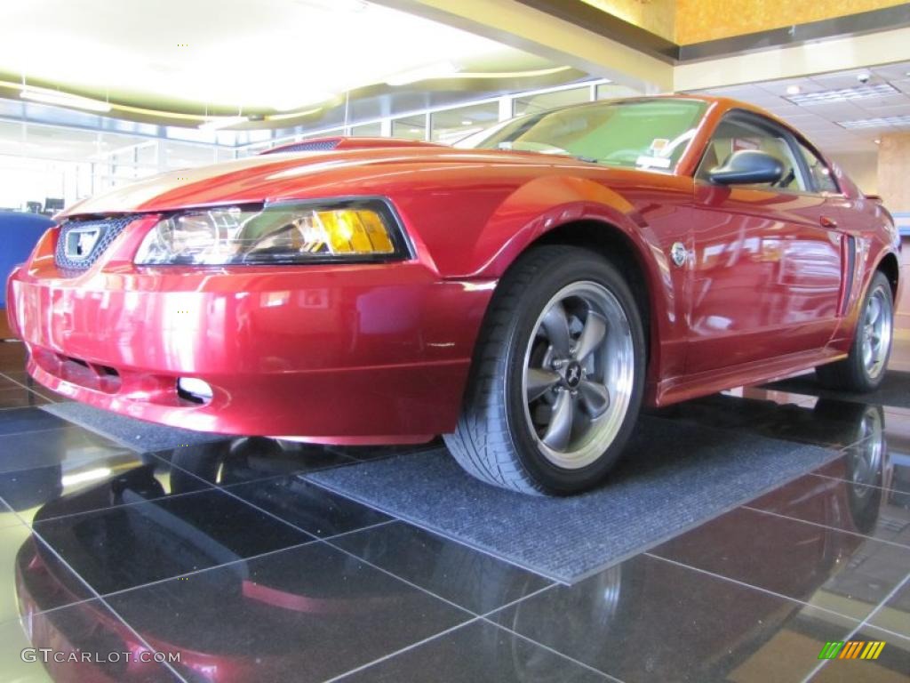 2004 Mustang GT Coupe - Redfire Metallic / Medium Parchment photo #1