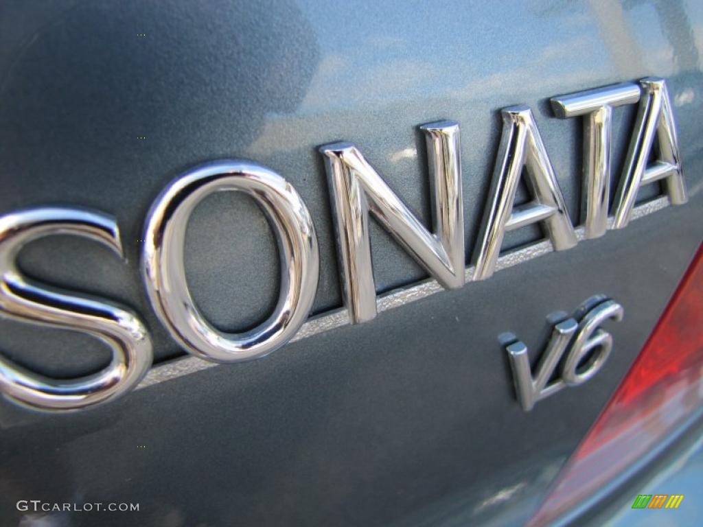2005 Sonata LX V6 - Celadon Green / Beige photo #8