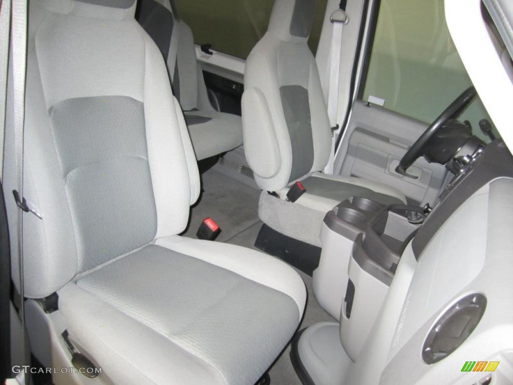 Medium Flint Interior 2010 Ford E Series Van E350 XLT Passenger Photo #38792158