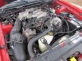 2002 Torch Red Ford Mustang V6 Convertible  photo #12