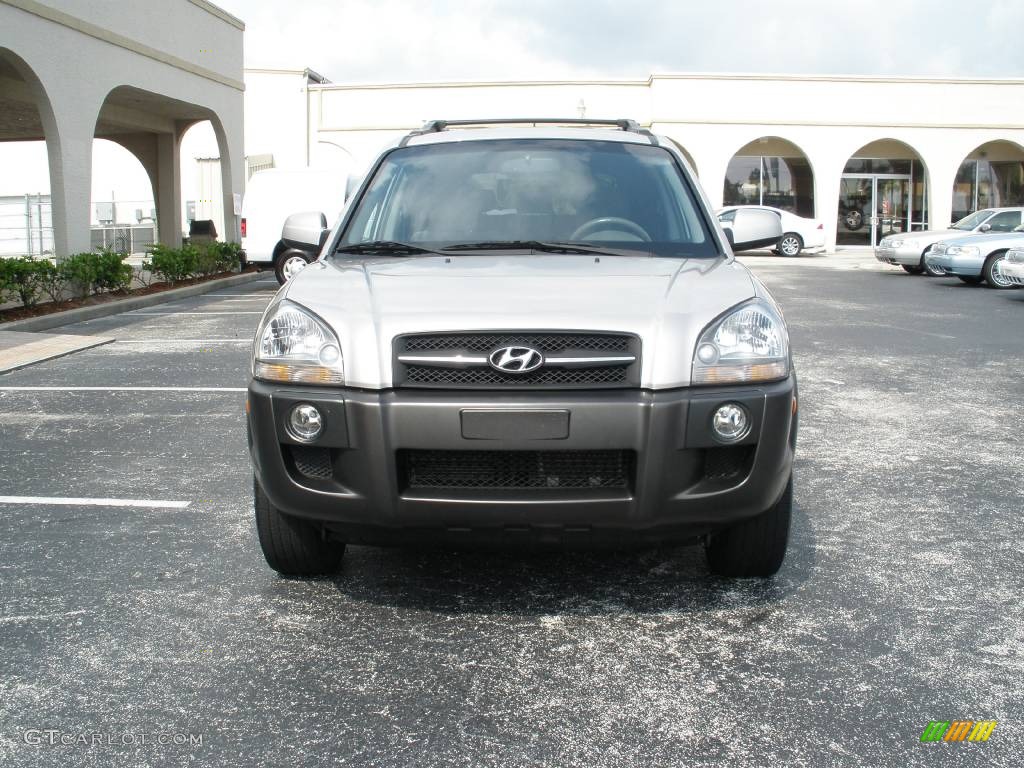 2006 Tucson GLS V6 - Sahara Silver / Gray photo #3