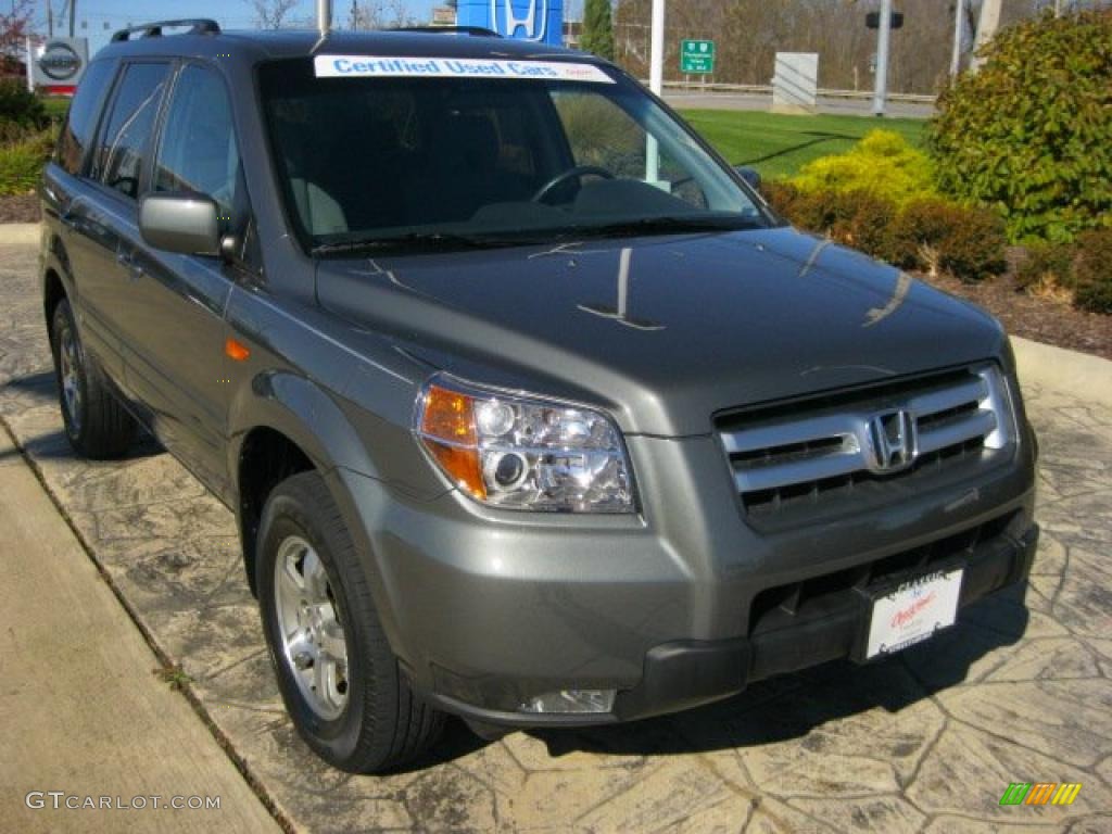 2008 Pilot Special Edition 4WD - Aberdeen Green Metallic / Gray photo #1