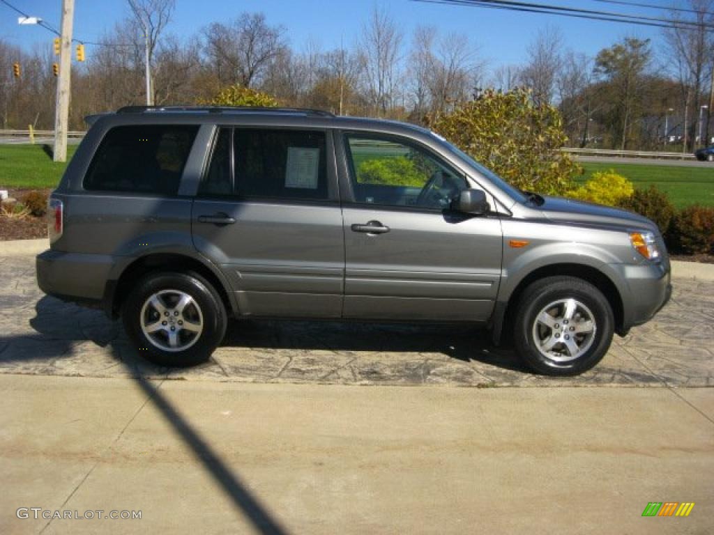 2008 Pilot Special Edition 4WD - Aberdeen Green Metallic / Gray photo #3