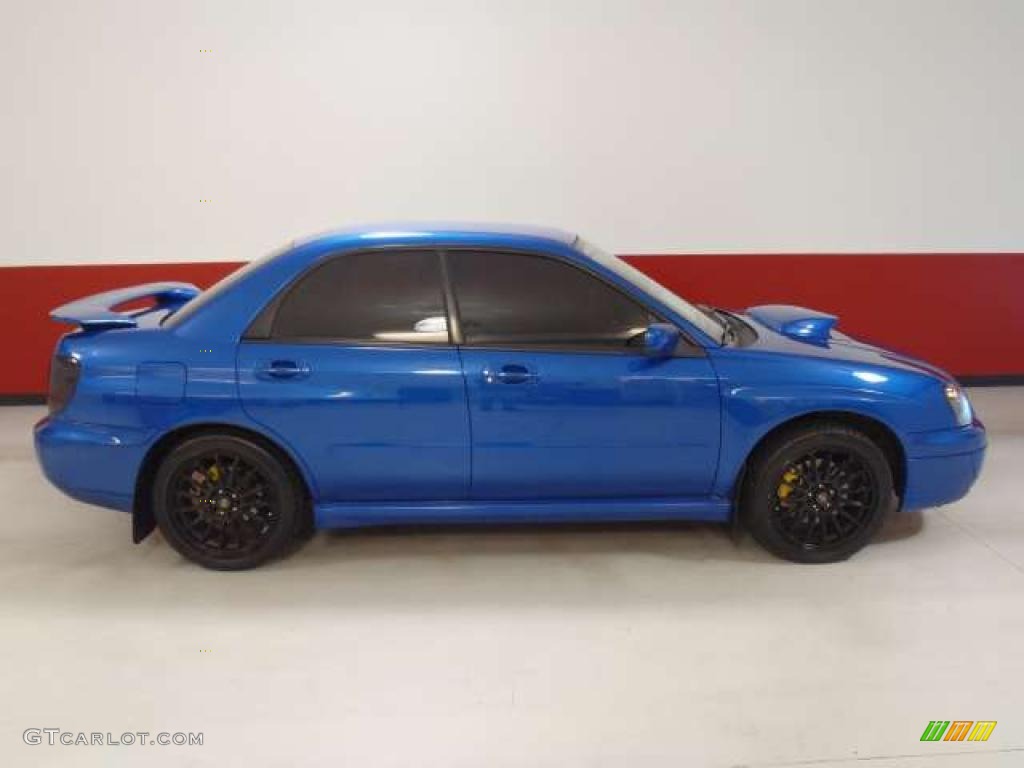 WR Blue Pearl 2005 Subaru Impreza WRX Sedan Exterior Photo #38796927