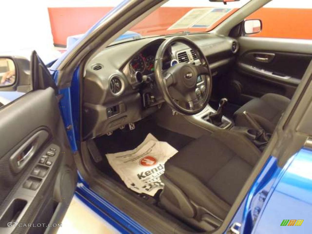 Black Interior 2005 Subaru Impreza WRX Sedan Photo #38797079