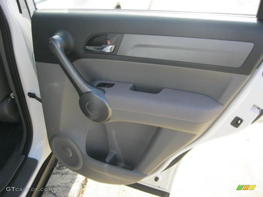 2009 Honda CR-V LX 4WD Gray Door Panel Photo #38797519