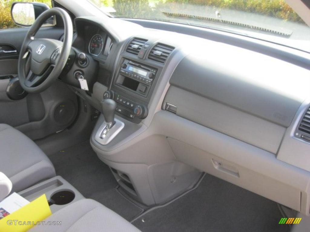 2009 Honda CR-V LX 4WD Gray Dashboard Photo #38797543