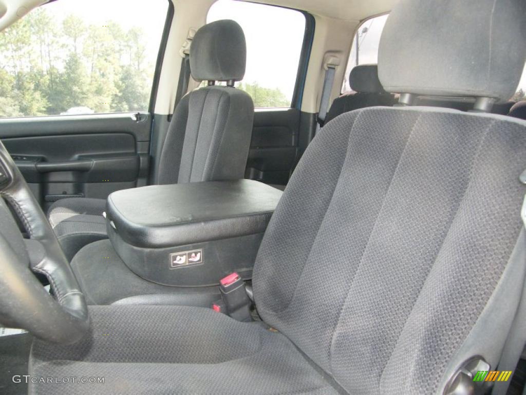 Dark Slate Gray Interior 2005 Dodge Ram 2500 SLT Quad Cab 4x4 Photo #38797667