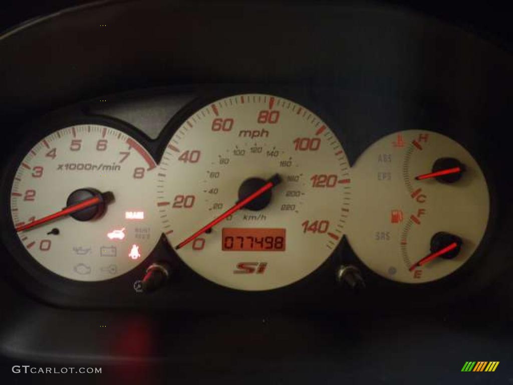 2003 Honda Civic Si Hatchback Gauges Photo #38797839