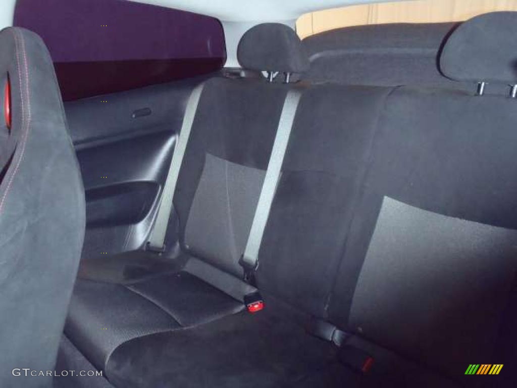 Black Interior 2003 Honda Civic Si Hatchback Photo #38797867