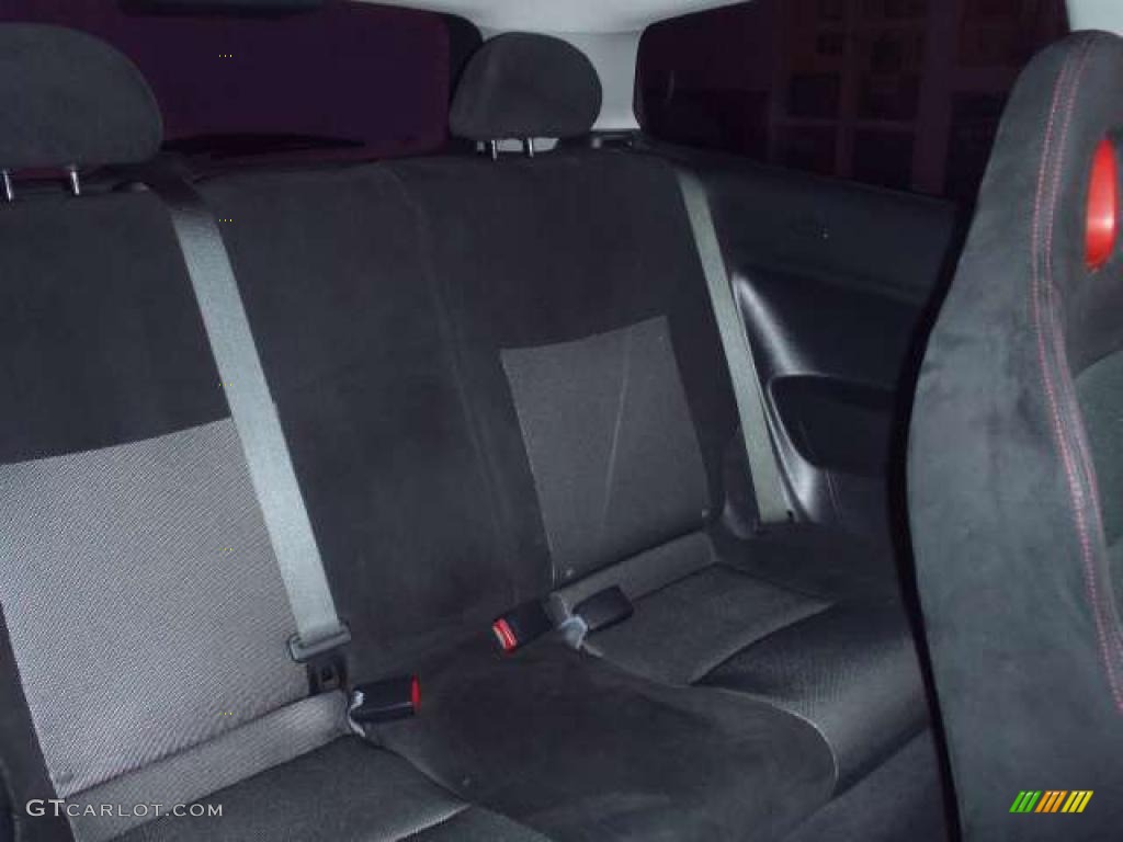 Black Interior 2003 Honda Civic Si Hatchback Photo #38797927
