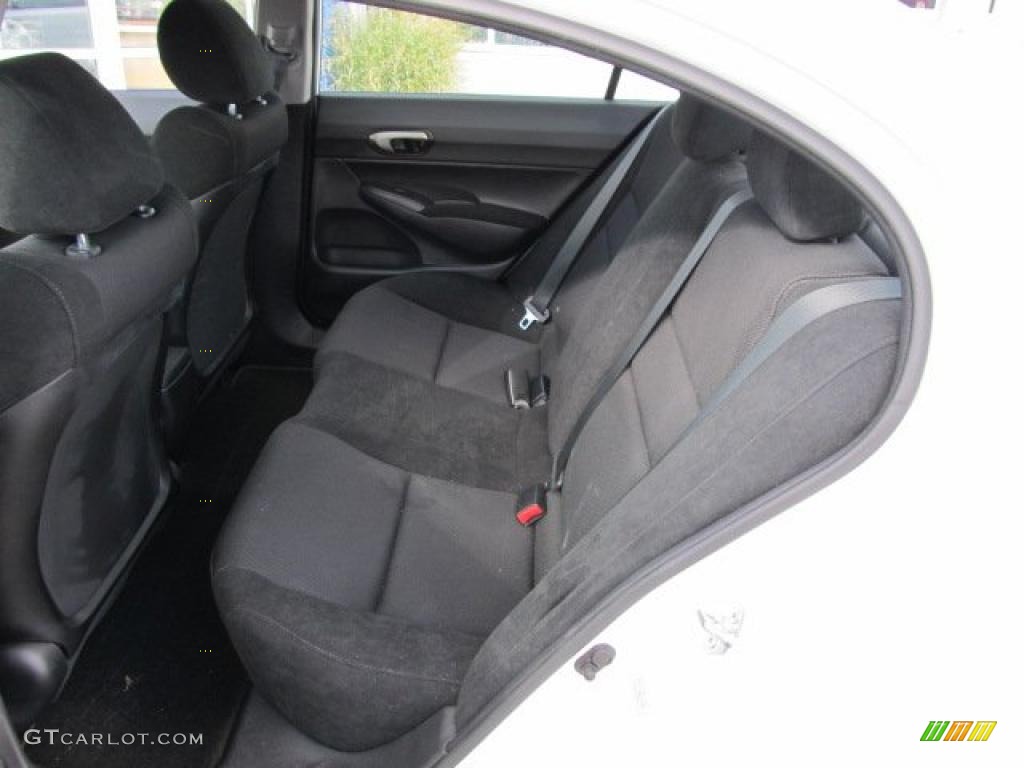 Black Interior 2010 Honda Civic LX-S Sedan Photo #38798119