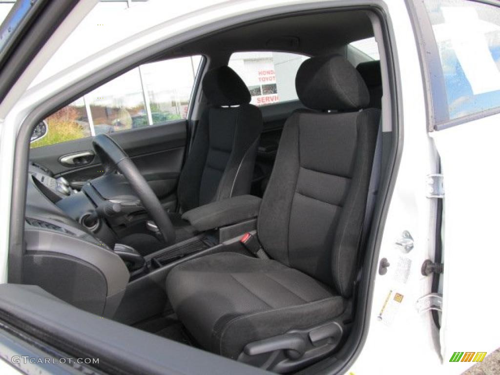 Black Interior 2010 Honda Civic LX-S Sedan Photo #38798135