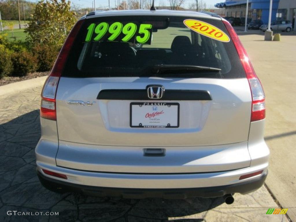 2010 CR-V LX - Alabaster Silver Metallic / Black photo #8