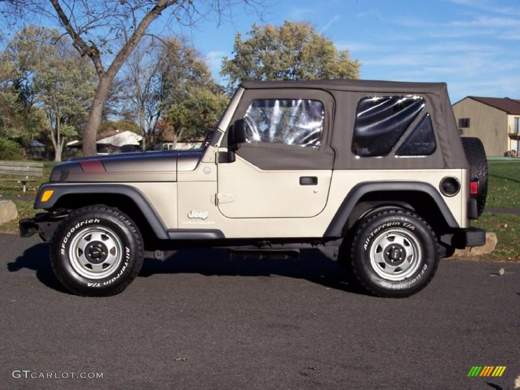 Light Khaki Metallic 2004 Jeep Wrangler SE 4x4 Exterior Photo #38798775