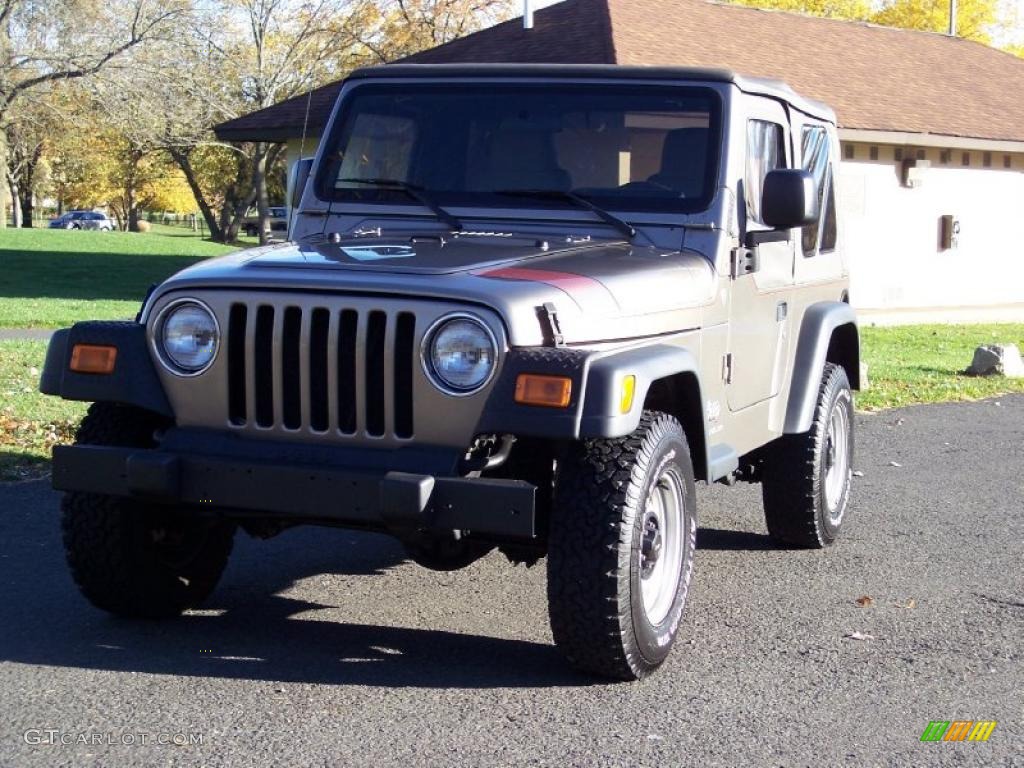 2004 Wrangler SE 4x4 - Light Khaki Metallic / Khaki photo #6