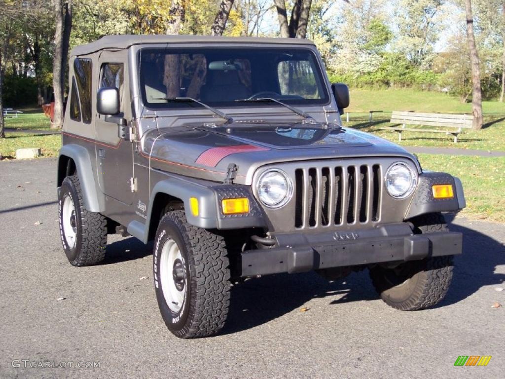 2004 Wrangler SE 4x4 - Light Khaki Metallic / Khaki photo #14