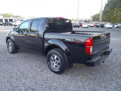 Super Black Nissan Frontier in 2011. Super Black