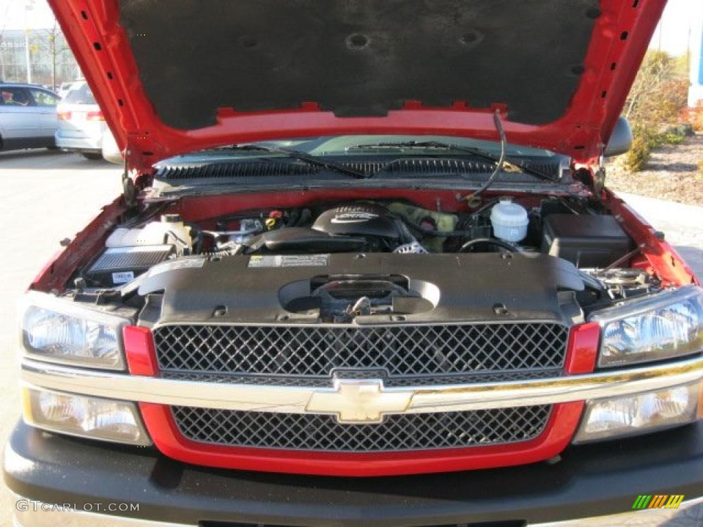2004 Silverado 1500 Z71 Extended Cab 4x4 - Victory Red / Medium Gray photo #6