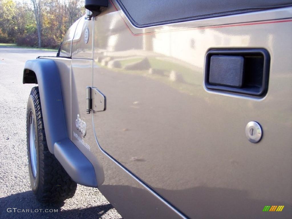 2004 Wrangler SE 4x4 - Light Khaki Metallic / Khaki photo #24