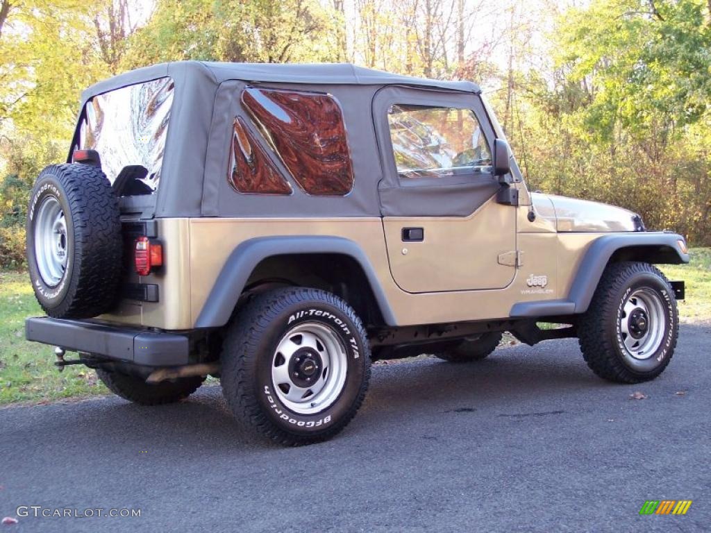 2004 Wrangler SE 4x4 - Light Khaki Metallic / Khaki photo #52