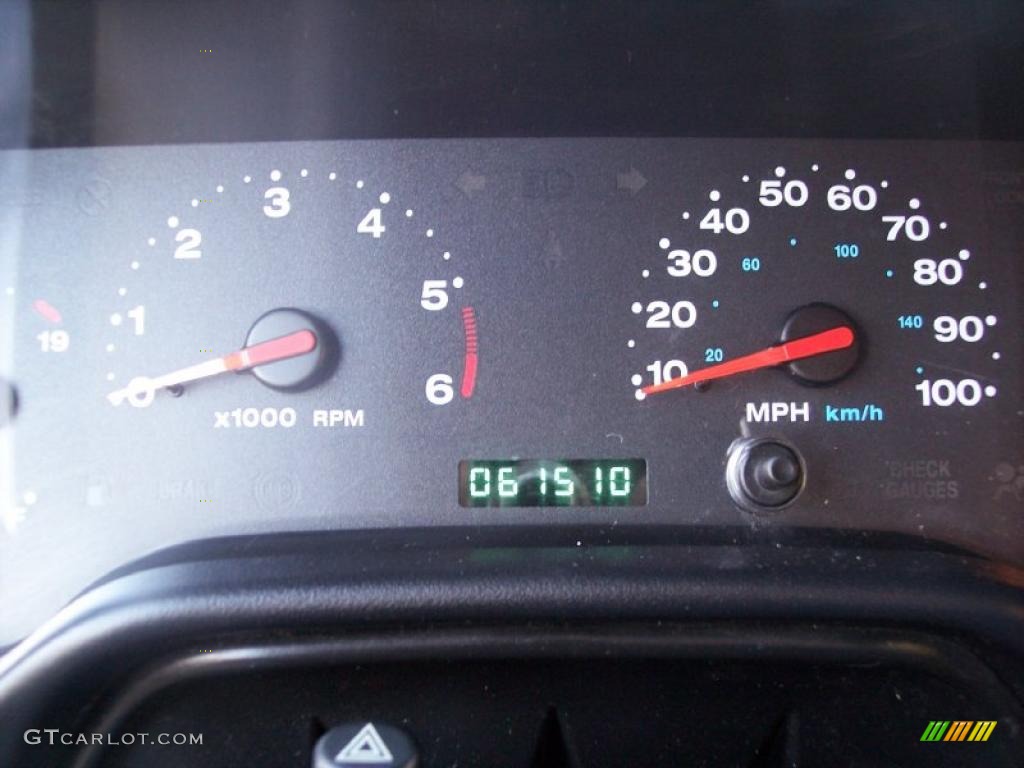 2004 Jeep Wrangler SE 4x4 Gauges Photo #38799687
