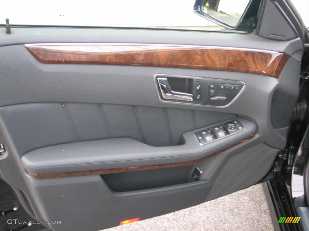 2011 Mercedes-Benz E 350 4Matic Wagon Black Door Panel Photo #38801187