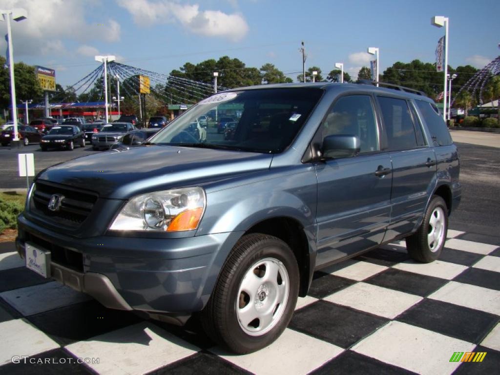 Steel Blue Metallic 2005 Honda Pilot EX 4WD Exterior Photo #38802476