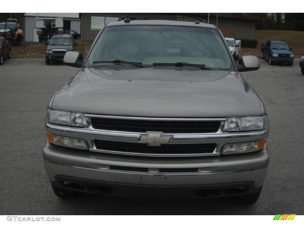 2003 Suburban 1500 LT 4x4 - Light Pewter Metallic / Tan/Neutral photo #13