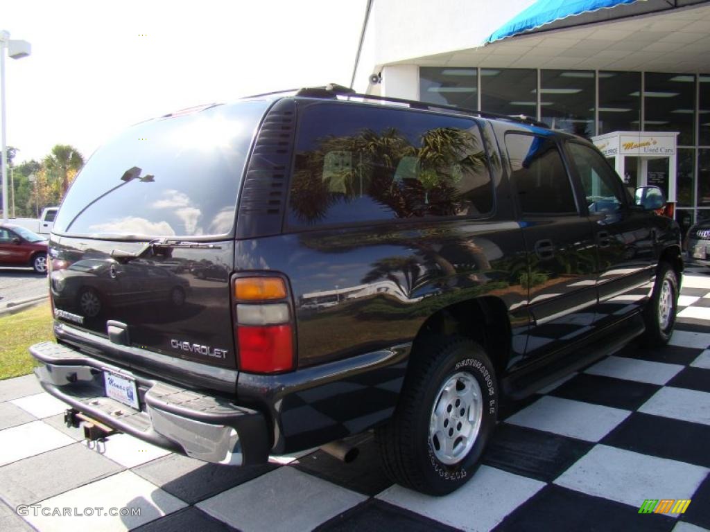 2005 Suburban 1500 LS - Dark Gray Metallic / Tan/Neutral photo #7