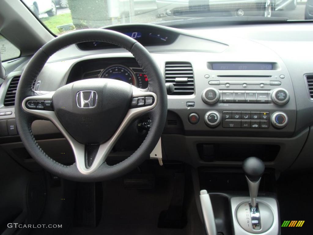 2009 Honda Civic EX-L Sedan Gray Dashboard Photo #38804937