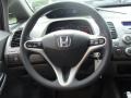 Gray 2009 Honda Civic EX-L Sedan Steering Wheel