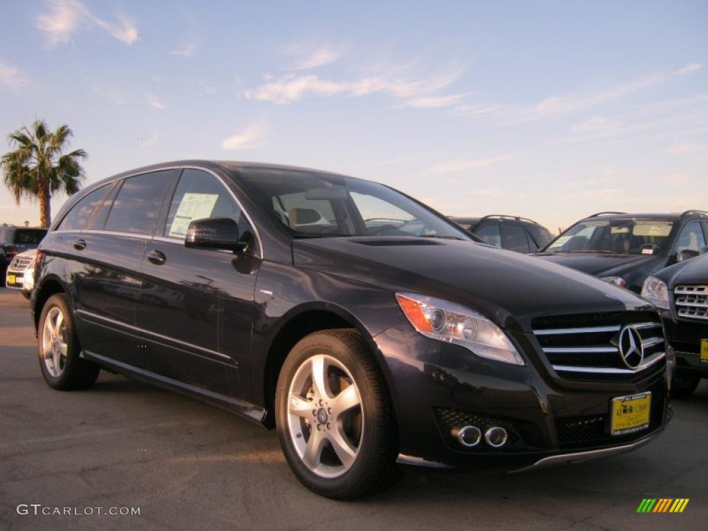 Capri Blue Metallic 2011 Mercedes-Benz R 350 BlueTEC 4Matic Exterior Photo #38805404