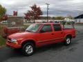 Victory Red 2004 Chevrolet S10 LS Crew Cab 4x4